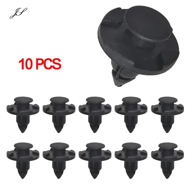8 мм универсальные фиксаторы для кузова автомобиля крепеж для бампера и отделки панели для седана/внедорожника пластиковые фиксаторы сменные 10 шт.