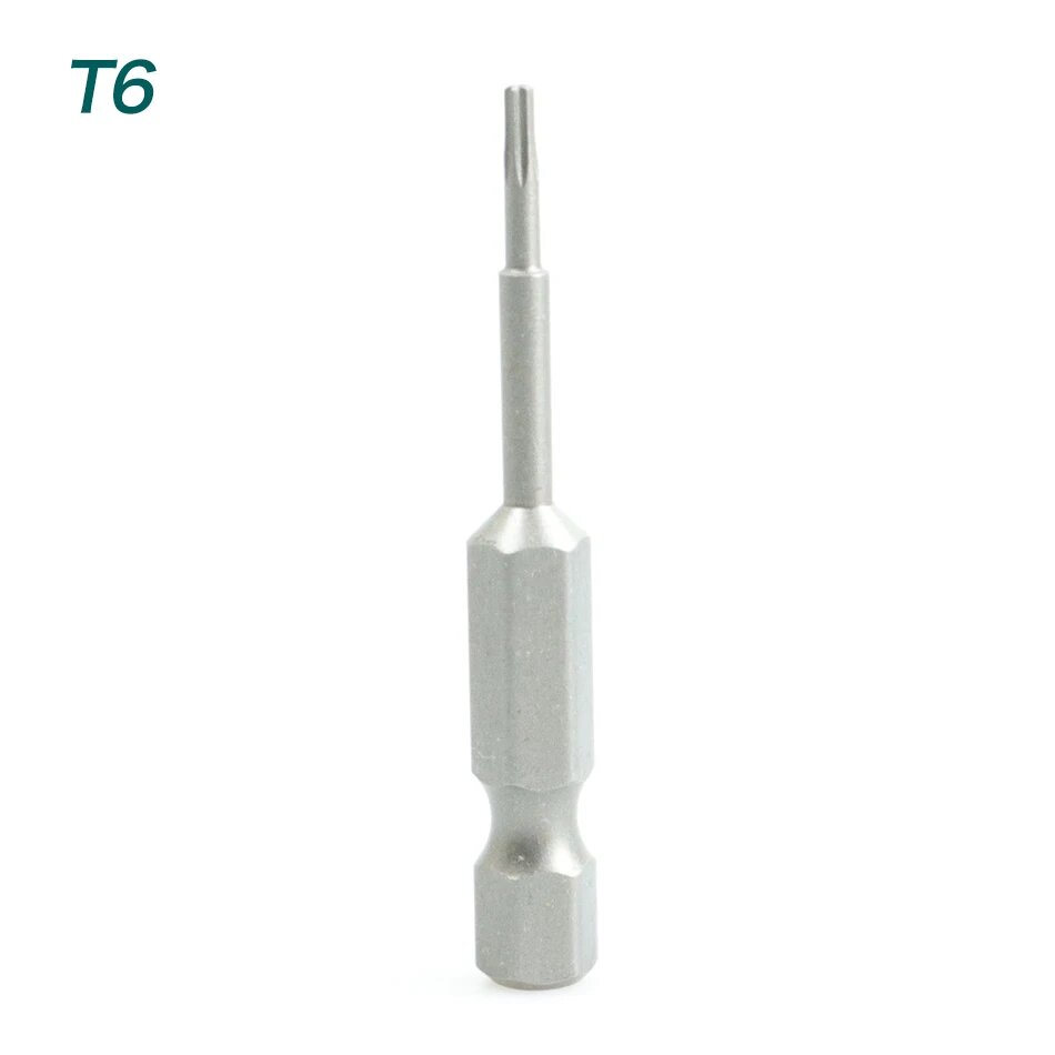 Насадки Torx T6 T7 T8 T9 T10 T15 T20 T25 T30 T40 T45 TMYLOKU, T6 50mm
