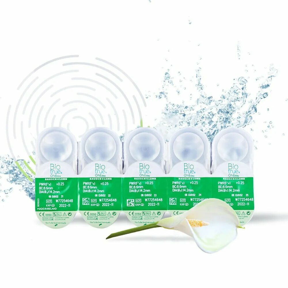 Контактные линзы BauschLomb Biotrue ONEday 30 pk BC 86 D 275