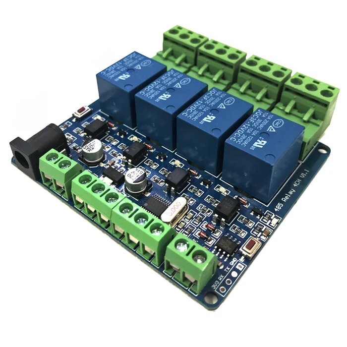 Modbus-Rtu 4-канальный релейный модуль 12В