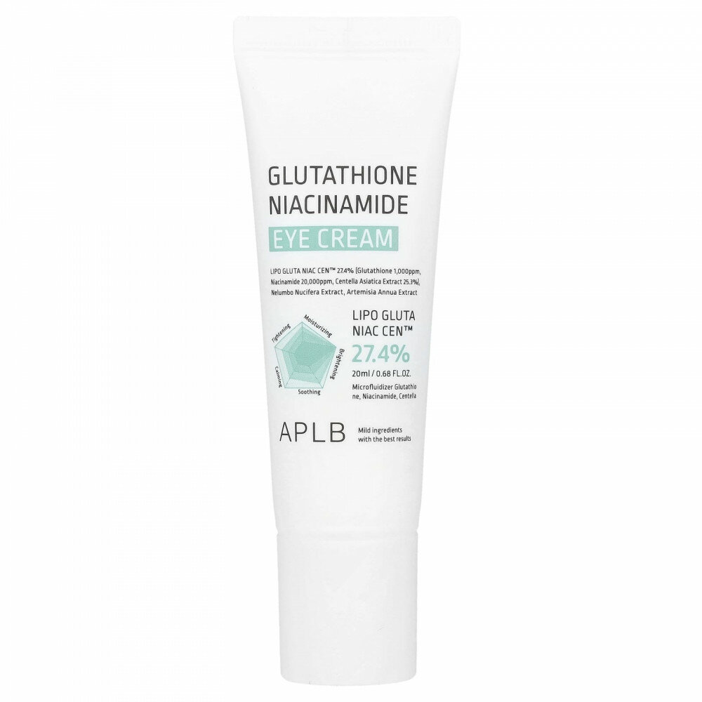 APLB, Glutathione Niacinamide, Eye Cream, 0.68 fl oz (20 ml)