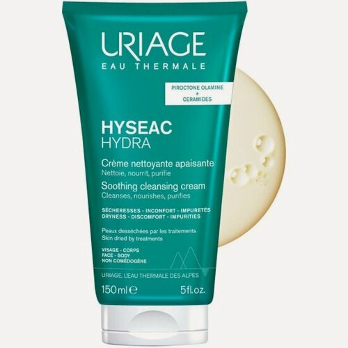 Изображение товара Крем для лица Uriage Hyseac Hydra очищающий успокаивающий, 150 мл