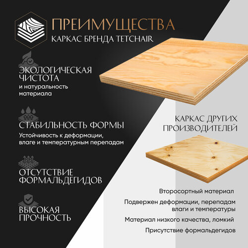 фото Компьютерное кресло tetchair trendy для руководителя, обивка: текстиль/флок, цвет: бежевый/бронза