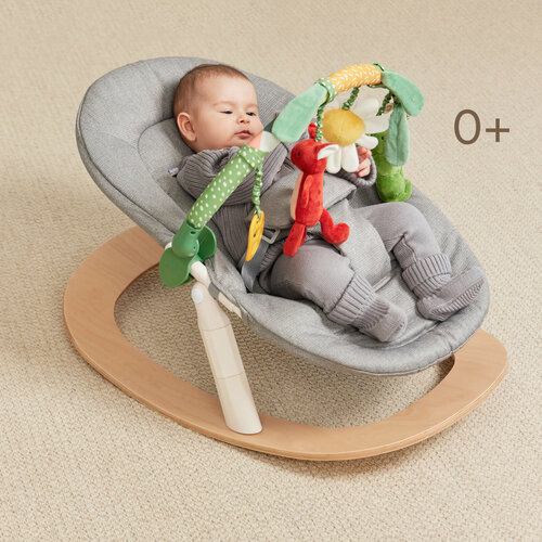 91041 Шезлонг для новорожденных от 0 Happy Baby Hammy кресло шезлонг детское эргономичный серый 10569₽