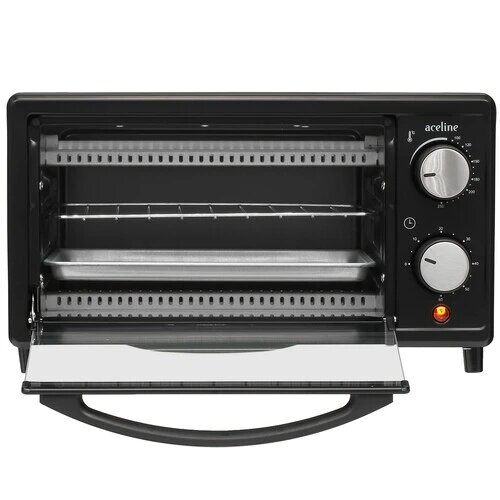 Мини-печь Aceline VN-900, механическое управление, 10л, 900Вт, черный