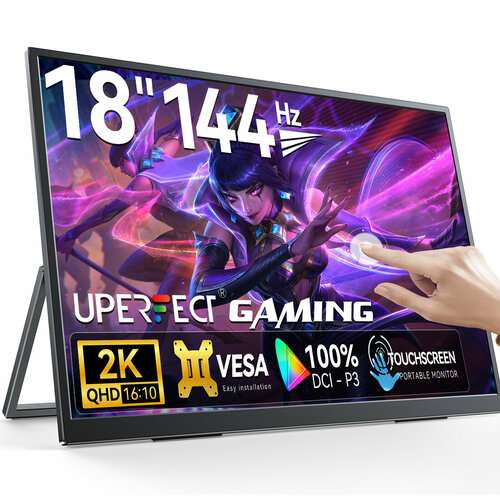 18 Портативный игровой монитор UPERFECT UGameB118 Touch 2560x1600 144 Гц IPS 41112₽