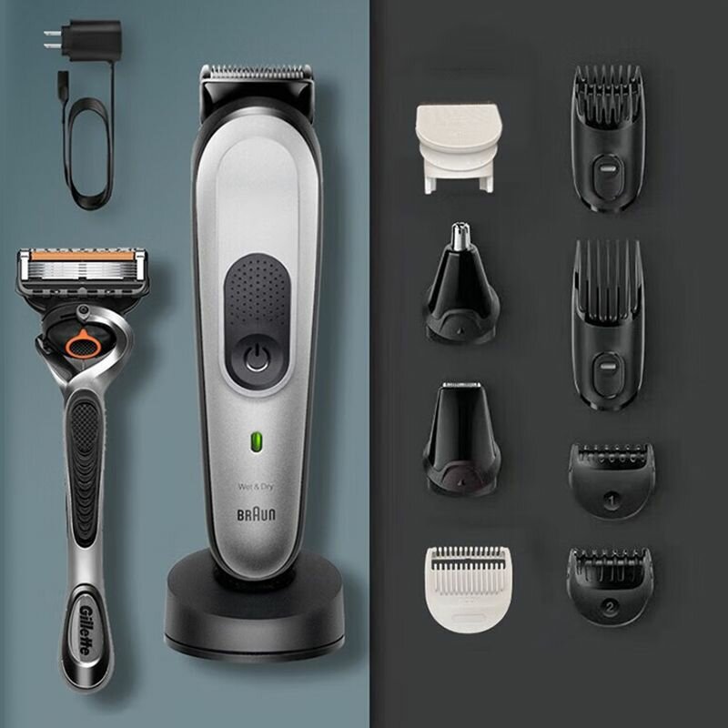Машинка для стрижки волос Braun MGK7420 Series 7, 10-в-1, триммер для носа и ушей, машинка для стрижки волос