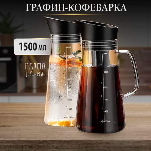 Графин-кофеварка для горячих и холодных напитков 1750₽