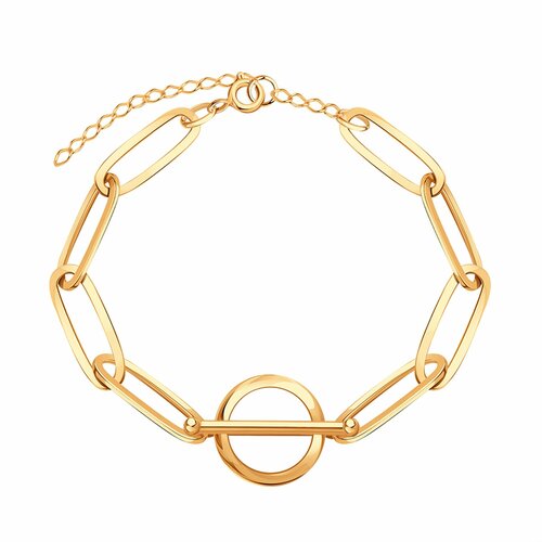 Браслет Diamant online, красное золото, 585 проба, длина 16 см.