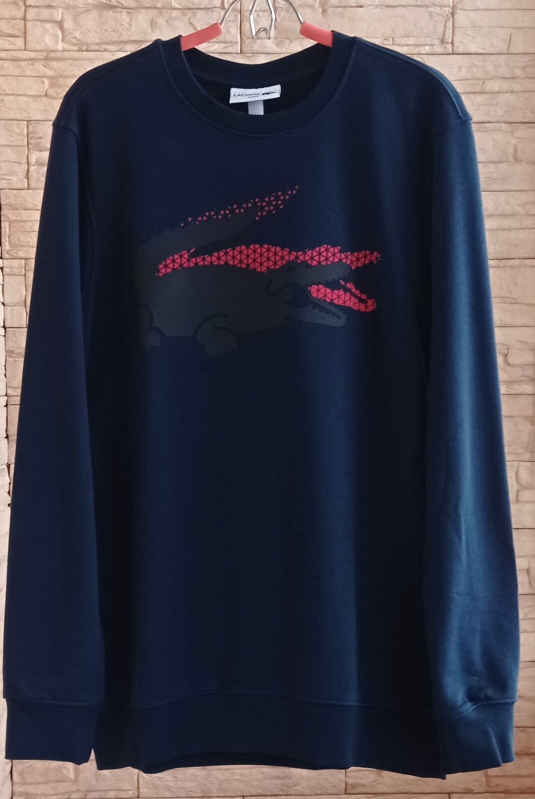 Свитшот LACOSTE, размер XL, , темно-синий