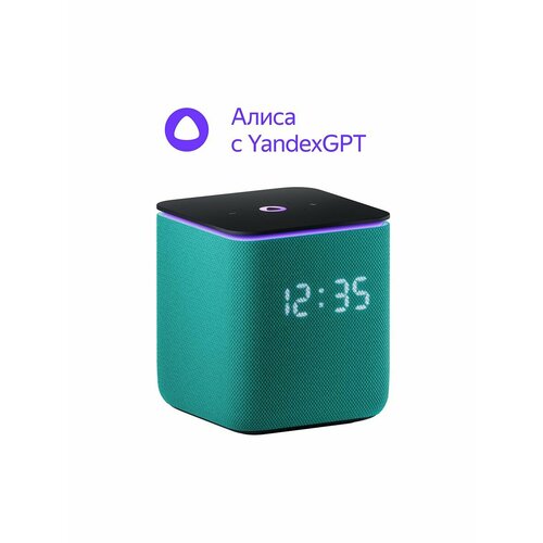 Умная колонка Яндекс Станция Миди с Алисой черный с Zigbee 24Вт 37126₽