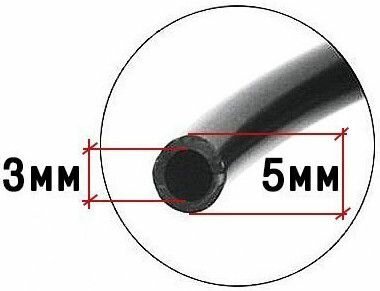 Микротрубка для капельниц 3х5 мм 30 м