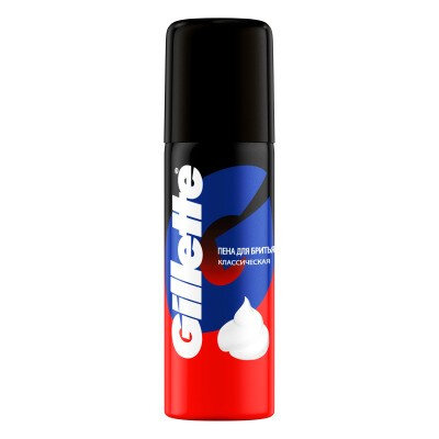 Пена для бритья Gillette Classic классическая 50 мл