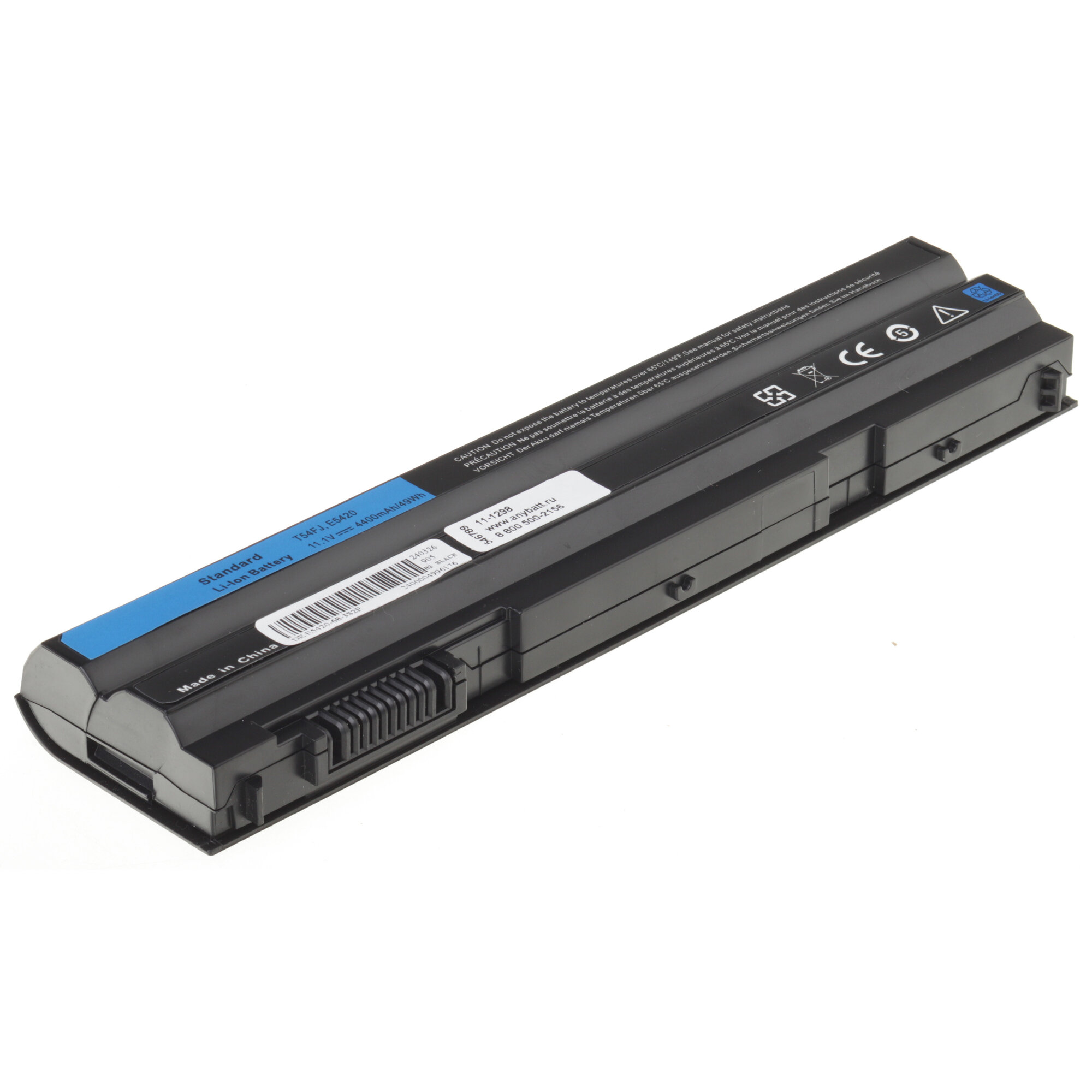 Аккумулятор AnyBatt 4400mAh, для Dell Inspiron 7720, Dell Latitude E6420, Dell Inspiron 5520