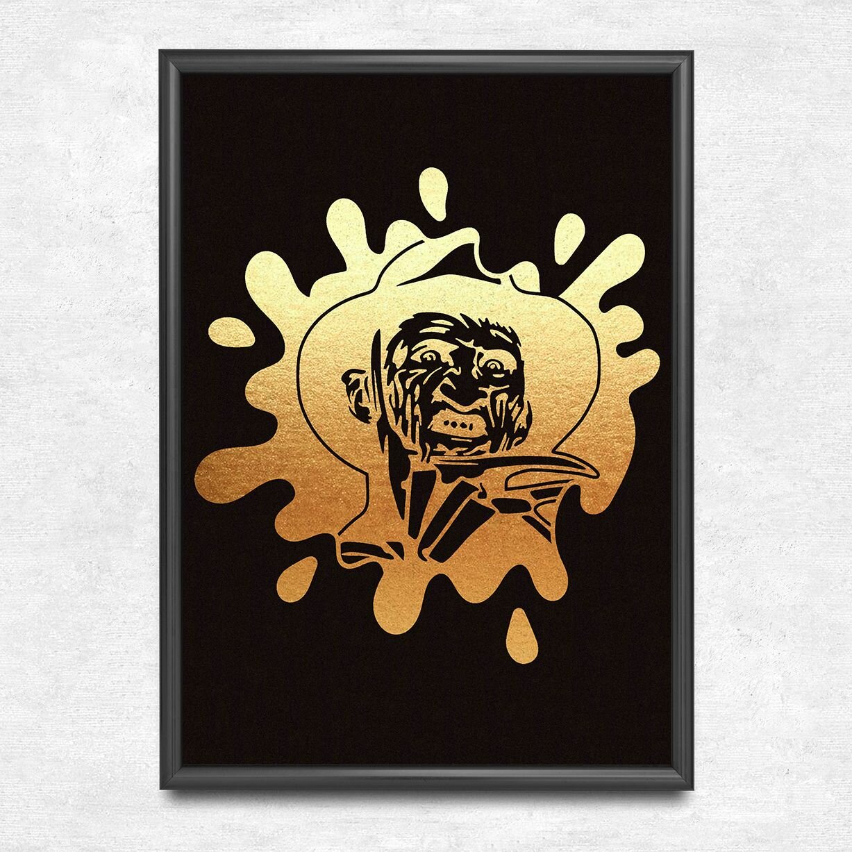 Постер Фредди Крюгер / Плакат Кошмар на улице Вязов, ужасы, хоррор. Декор для квартиры, дома, офиса, комнаты