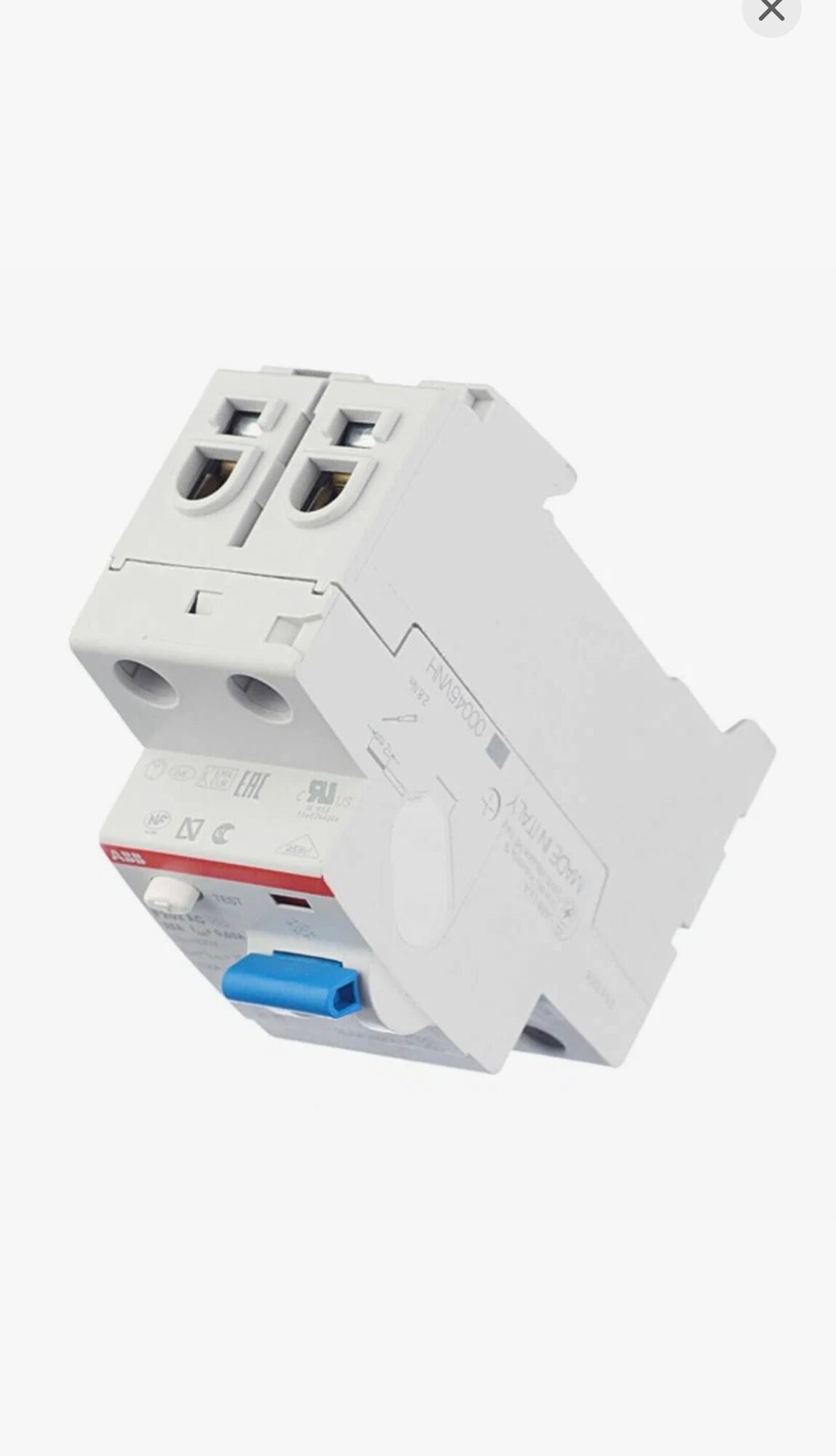 ABB F202AC узо 2P 40A 30mA (AC) — фото 1