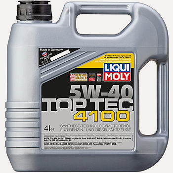Изображение товара Масло моторное LIQUI MOLY Top Tec 4100 5w40 4л 7547