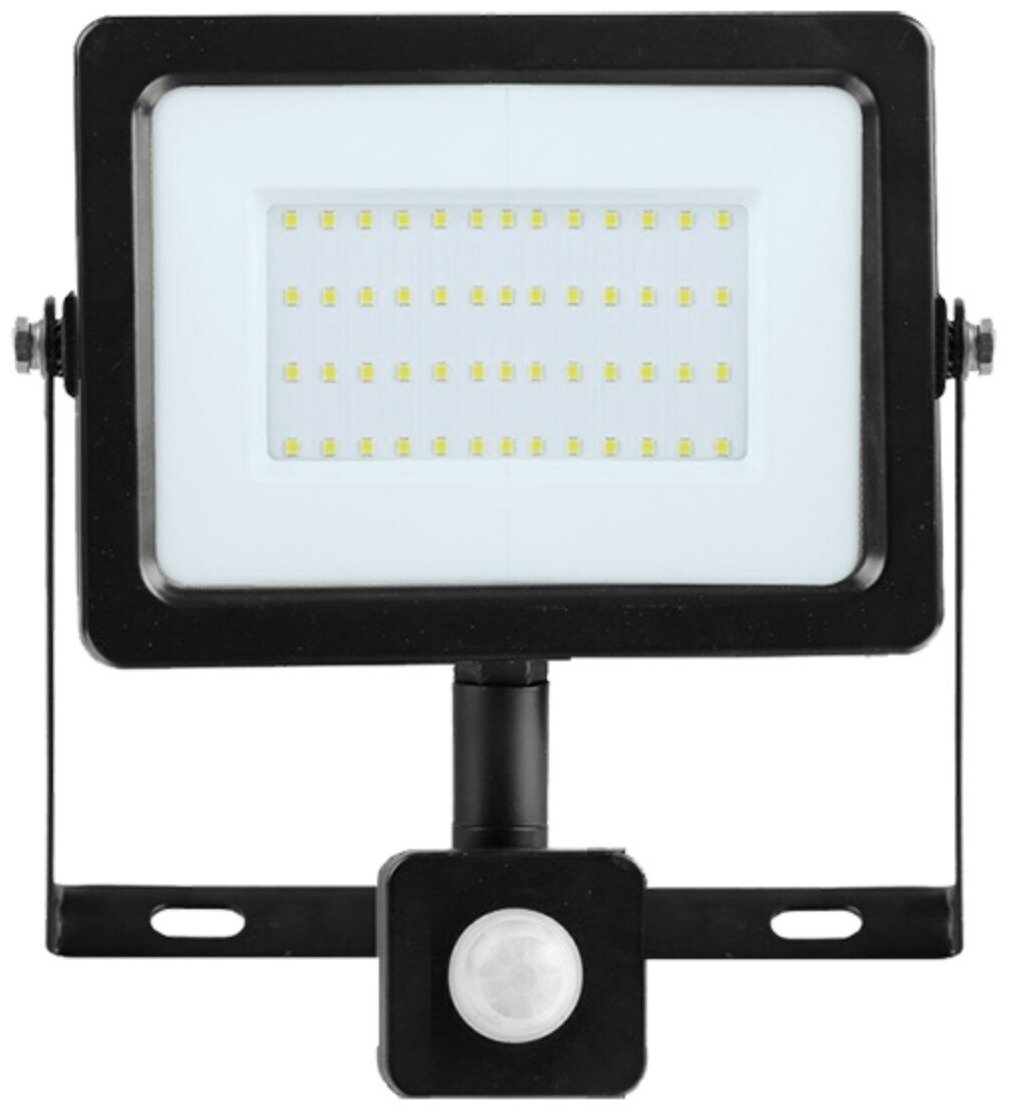 Прожектор светодиодный с датчиком Foton FL-LED Light-PAD Sensor 30W 4200К 220V 2550Lm IP65 Grey 606778
