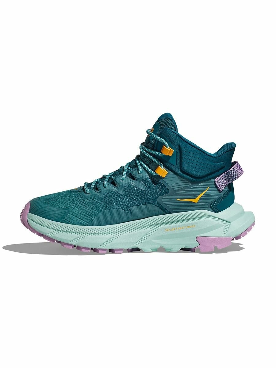 Кроссовки HOKA ONE ONE W TRAIL CODE GTX, полнота B, размер 39RU / EU40 / US8 / JPN25, бирюзовый — фото 1