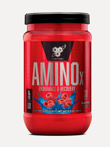 Изображение товара Комплекс аминокислот БСН Амино X 15,3 унции Ежевика / BSN Amino X 15,3 oz Blue Raz