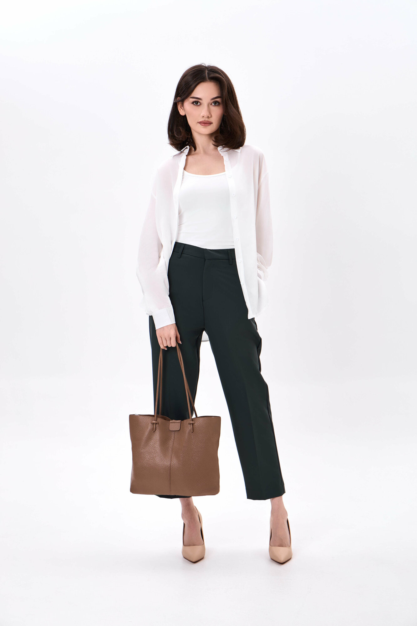 Рубашка TERRA PRO, размер XS, white — фото 1