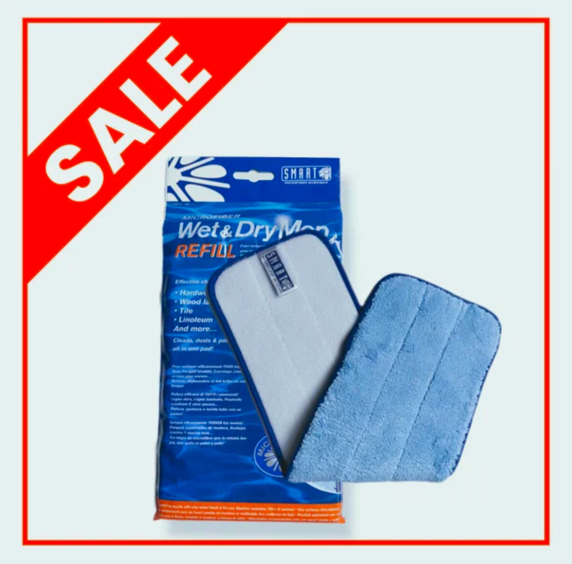 Насадка универсальная 3в1 "Smart Microfiber System" 45см, 1 шт. Швеция.