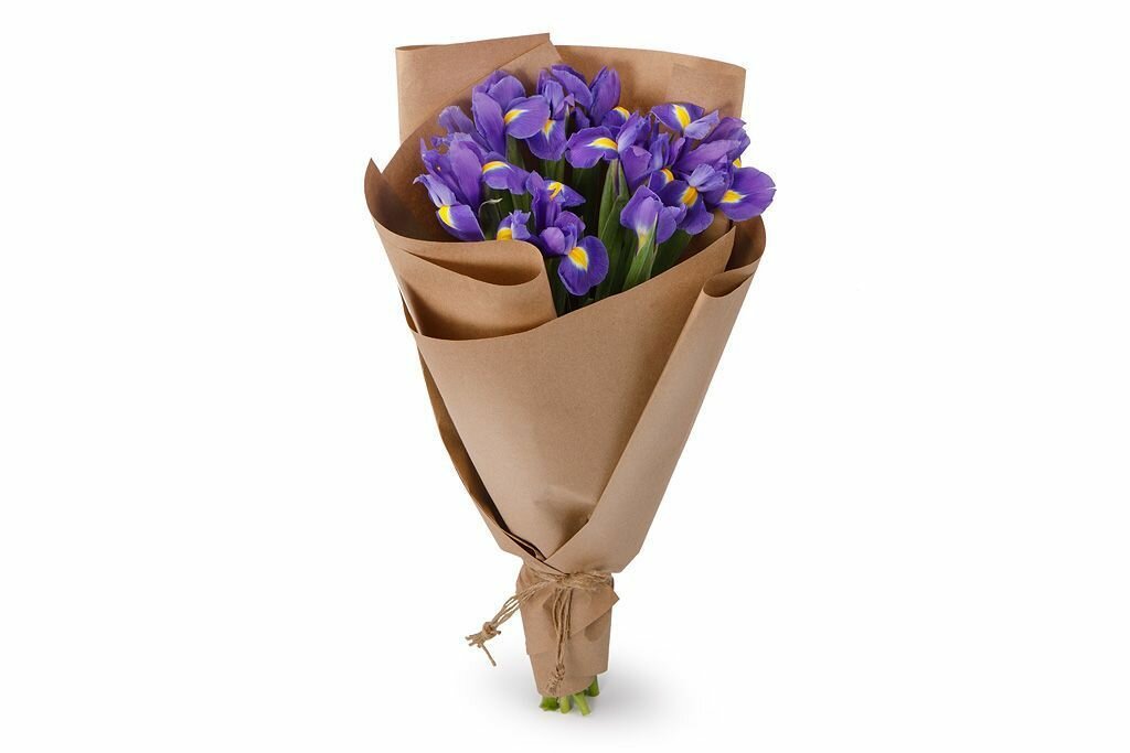 Букет от СоюзЦветТорг Ирисовый аромат (мини) цвет фиолетовый