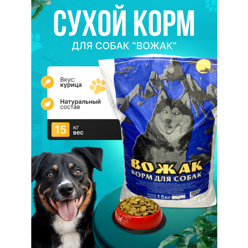 Сухой корм для собак Вожак 15кг