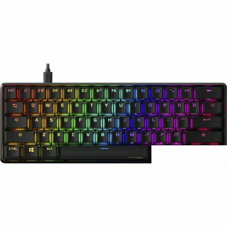Клавиатура HyperX Alloy Origins 60 (HyperX Red, нет кириллицы), игровая, механическая, корпус металл