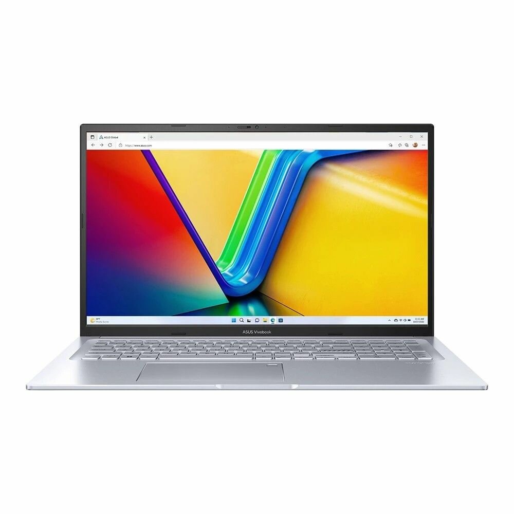 Ноутбук ASUS Vivobook 17X M3704YA-AU161 AMD Ryzen 5 7430U, 16ГБ, 512ГБ, AMD Radeon Graphics, 17.3" 1920x1080 60Гц IPS, noOS (90NB1191-M006W0)