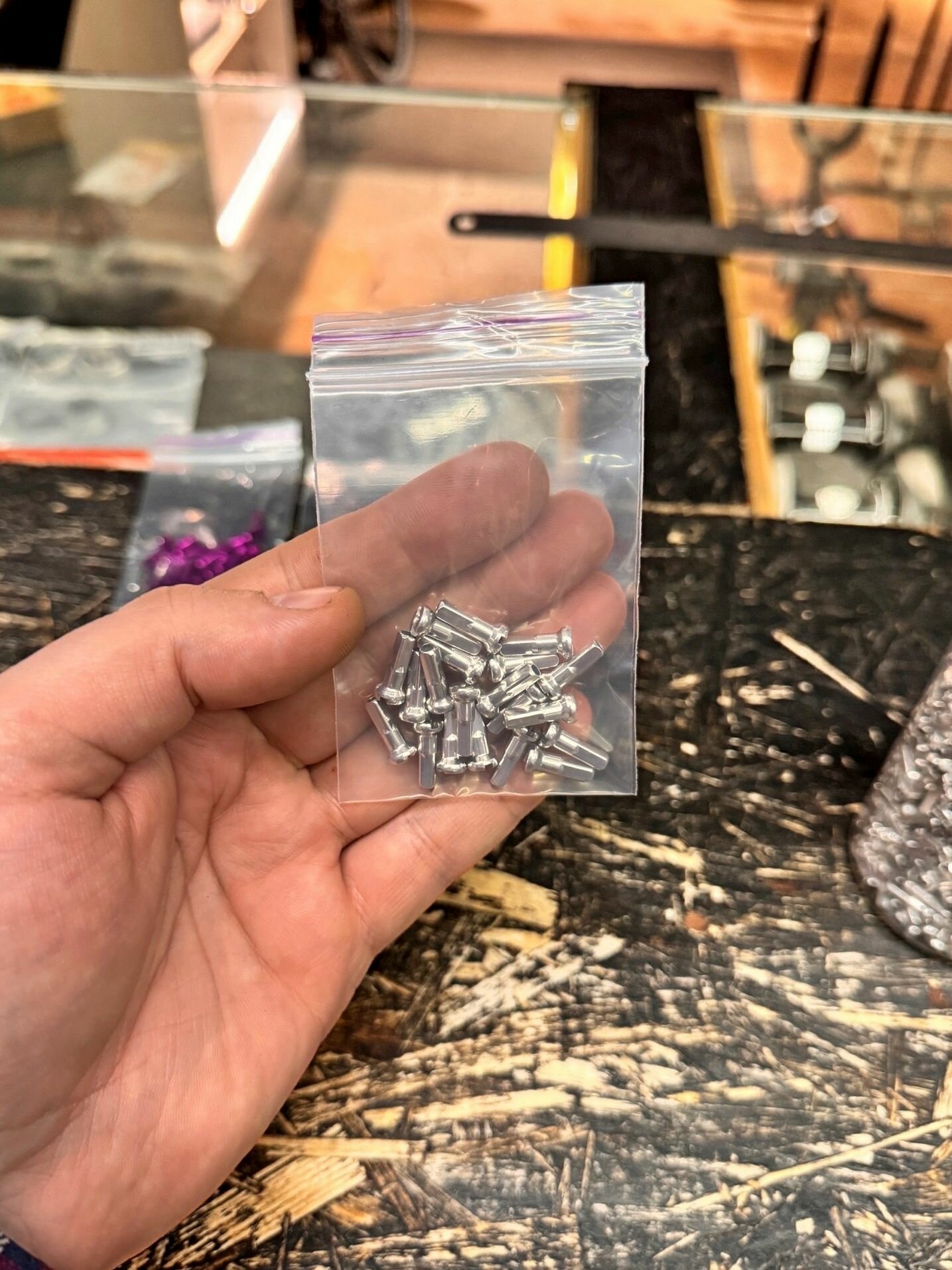 Ниппеля для спиц DARE Silver 20шт Алюминиевые (BMX, MTB) — фото 1