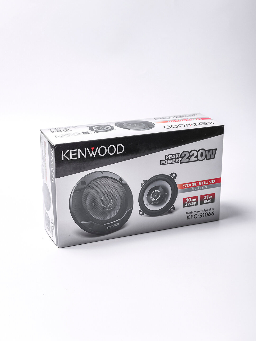 Колонки KENWOOD KFC-S1066, коаксиальная, 2 полосы, 10 см, 88 Дб, 21-220Вт — фото 1