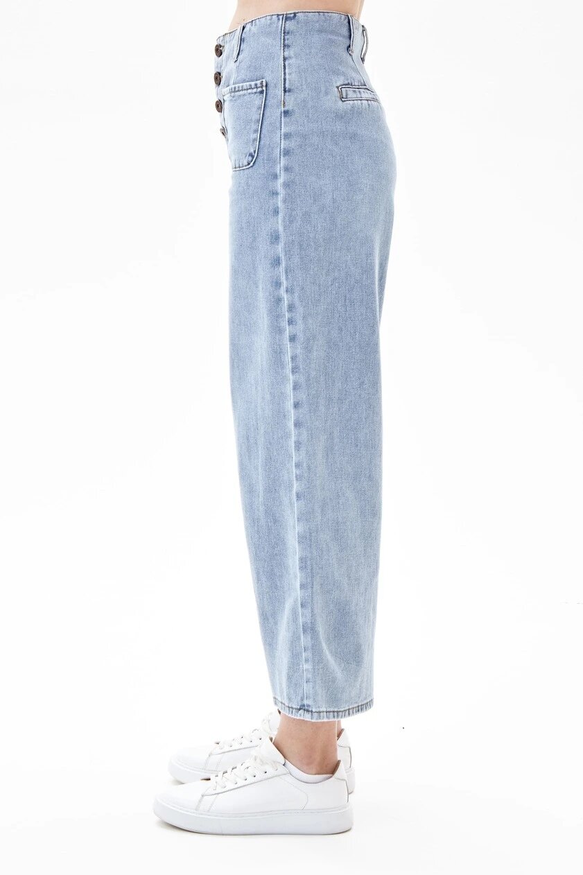 Джинсы Selfie, размер M, светло-голубой — фото 1