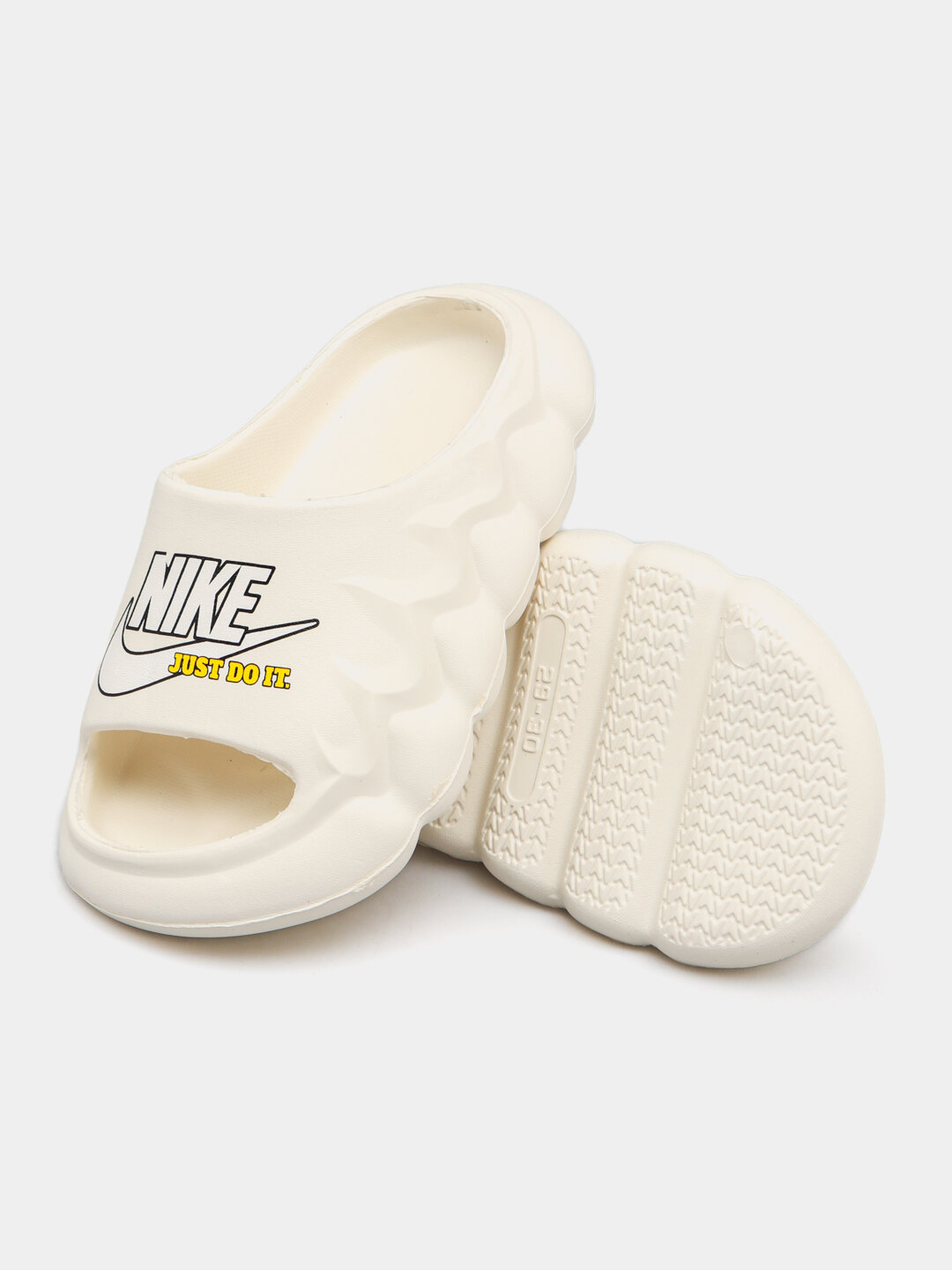 Шлёпанцы, размер 31-32, молочный — фото 1