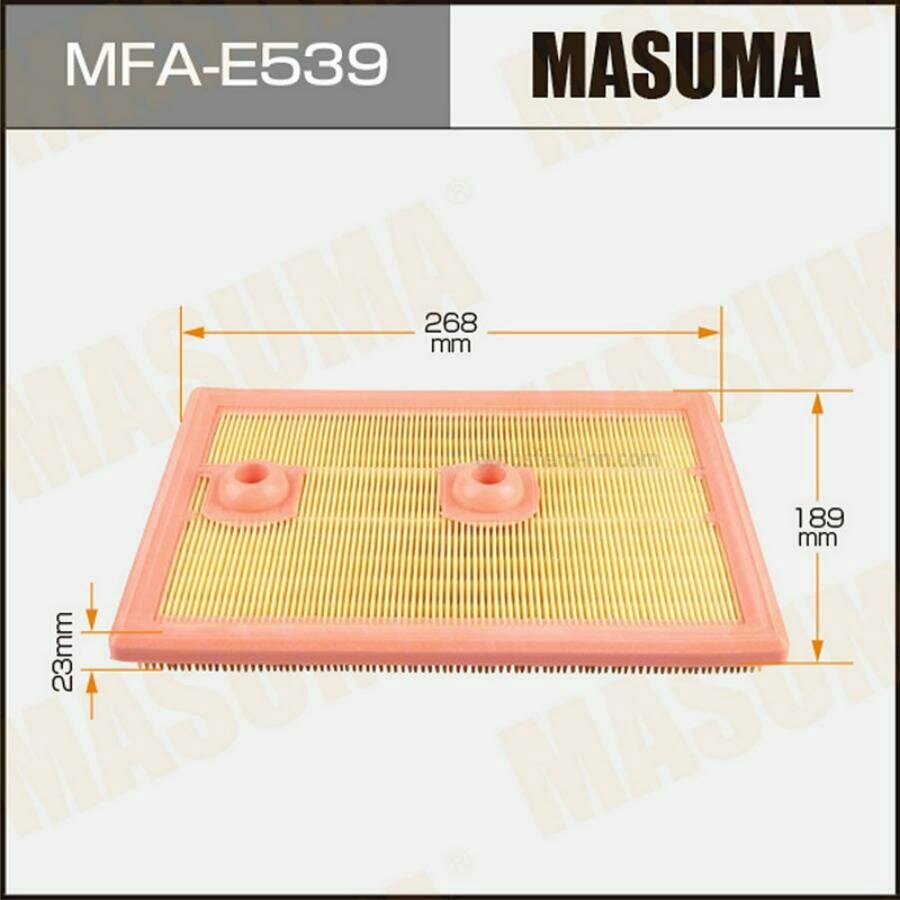 MASUMA MFAE539 фильтр воздушный!\ Audi A3, Skoda Octavia, VW Golf VII 1.2/1.4TFSI 12>
