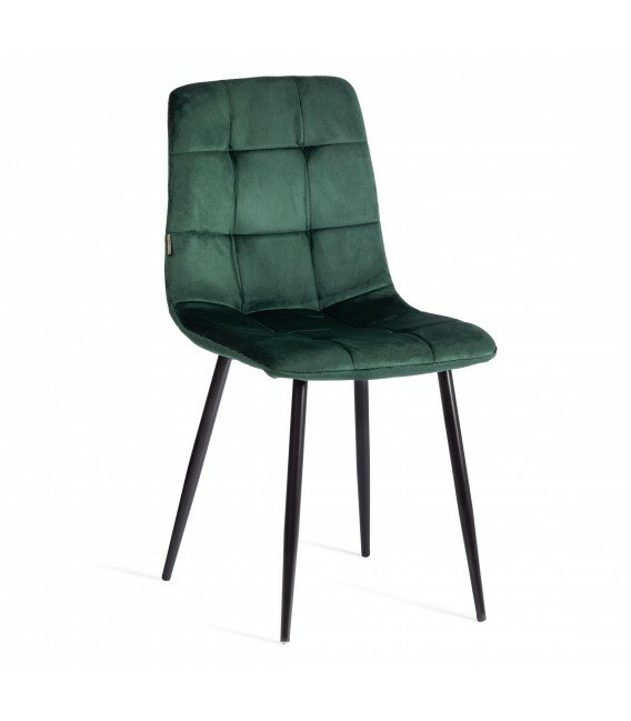 TetChair Стул CHILLY (mod. JSC-220), темно-зеленый / черный (Комплект 2 шт.)