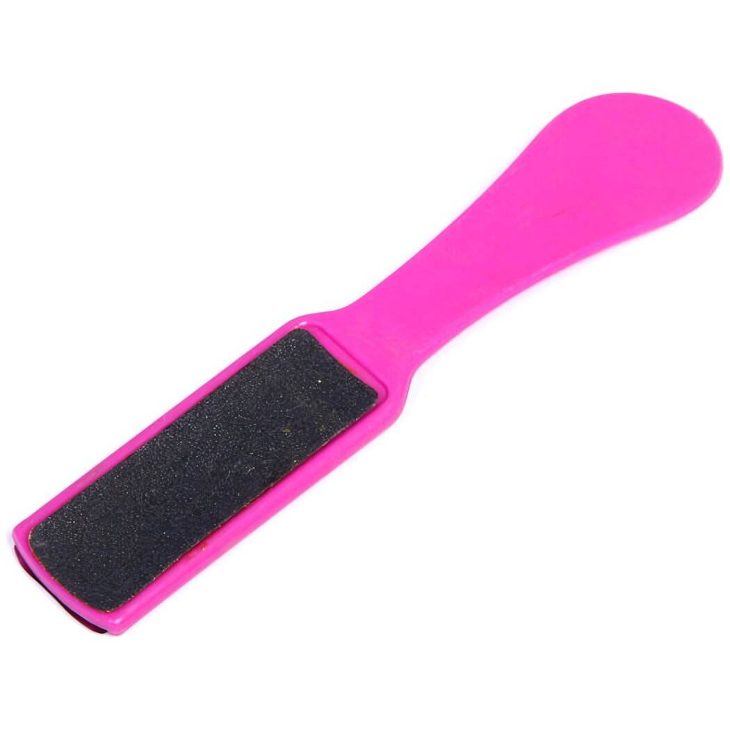 Терка для ног двухсторонняя «Manicure set», 17,5см, цветной принт, удобство и качество