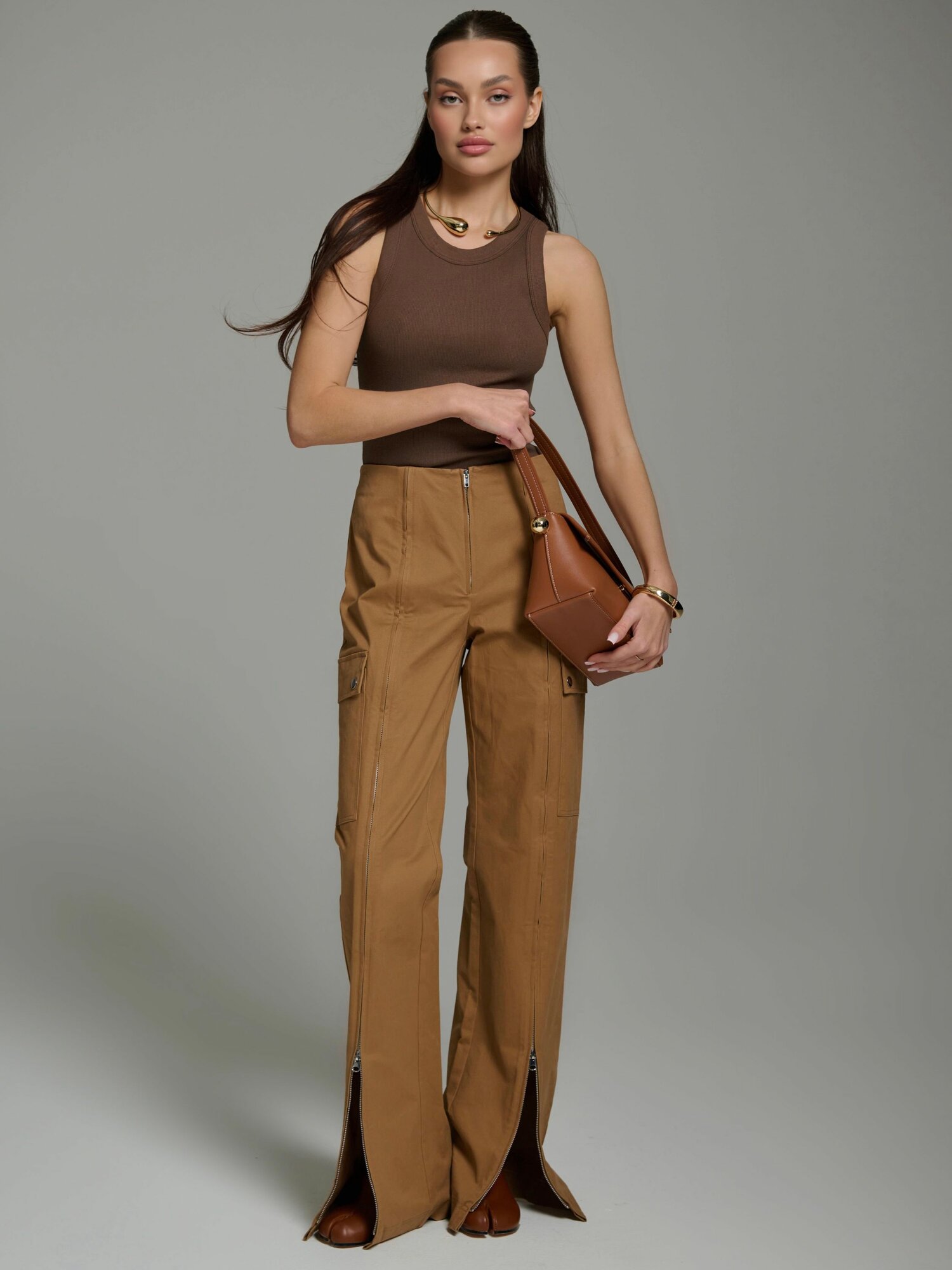 Майка Little Secret Базовая коллекция, 1 шт., размер XS, коричневый — фото 1