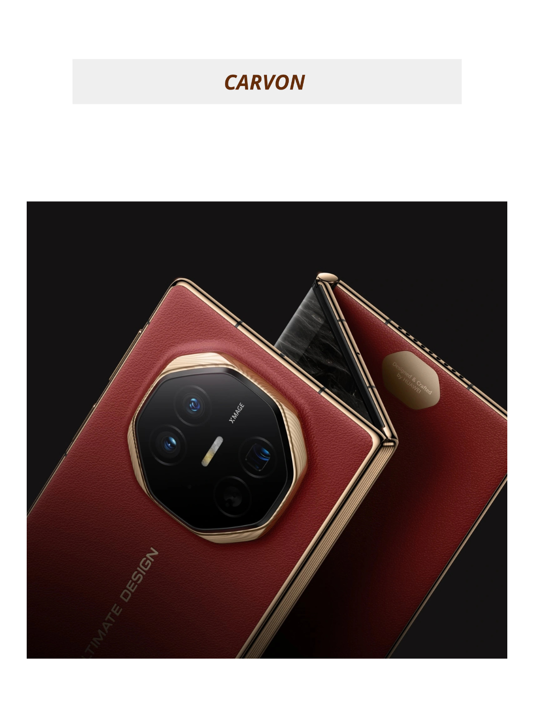 Смартфон Huawei Mate XT 3-х кратный экран 16/1 ТБ, цвет огненно-красный Carvonshop официальный магазин