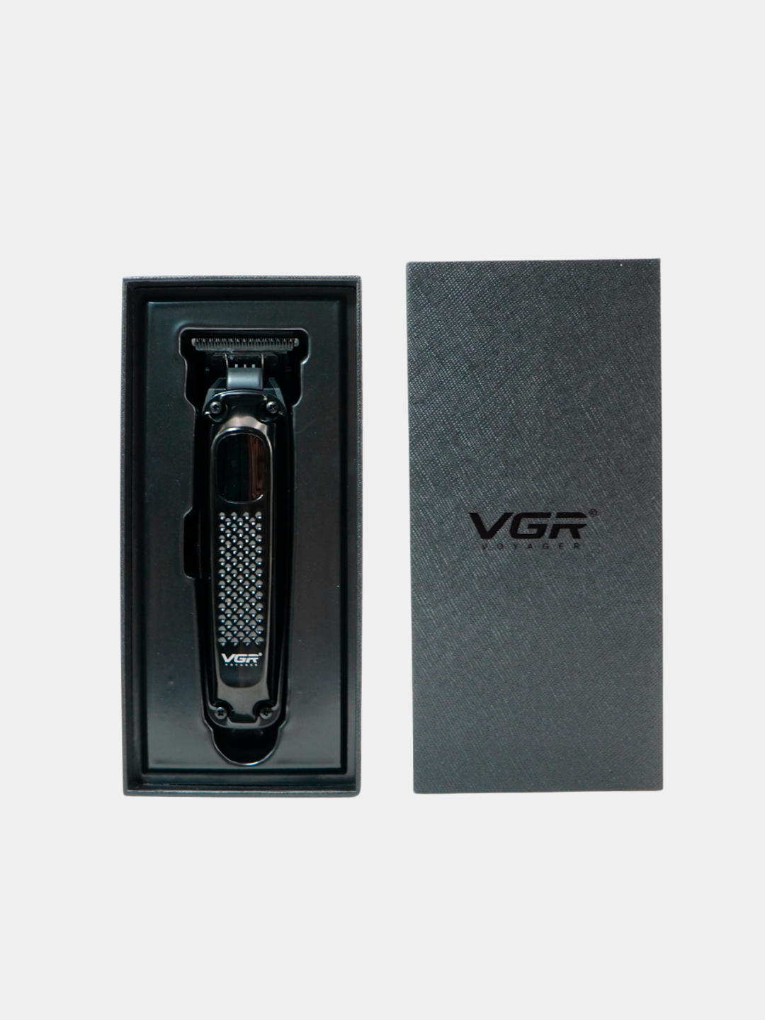 Машинка для стрижки VGR, 6 бреющих элементов, роторная, Li-Ion, черный цвет — фото 1