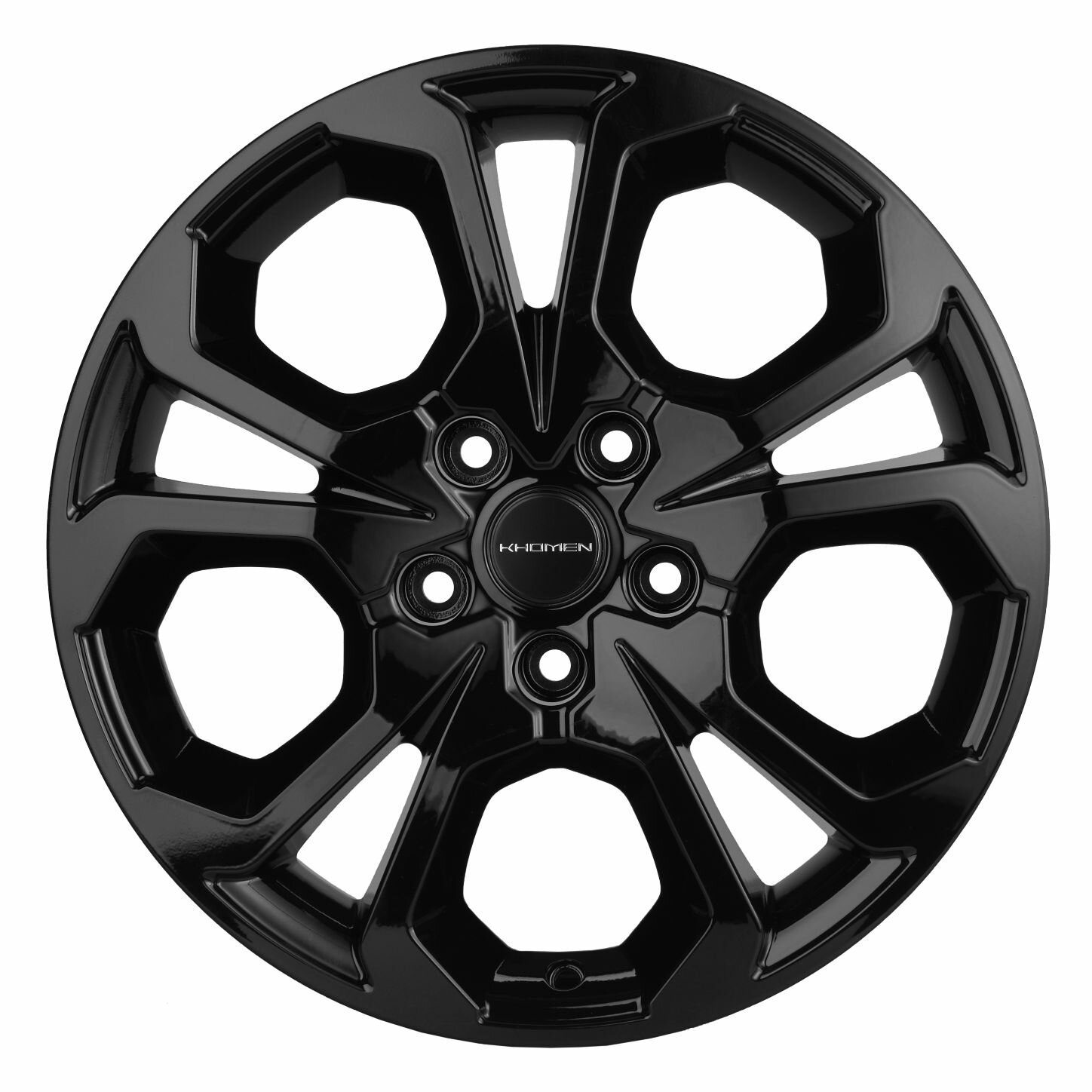 Колесный диск Khomen Wheels KHW1711 17x6.5" PCD5x114.3 ET50 D64.1 BLACK