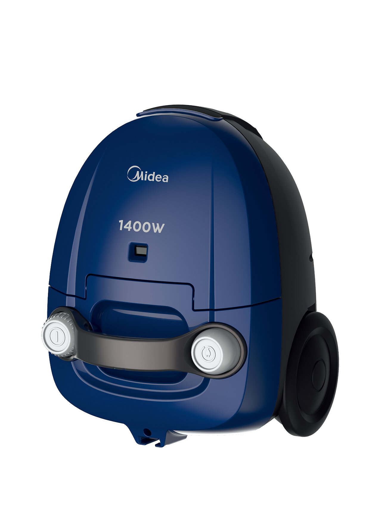 Пылесос для дома бытовой Midea VCB331C2, 1400 Вт, мешок-пылесборник 1,5 л, 2 насадки, синий — фото 1