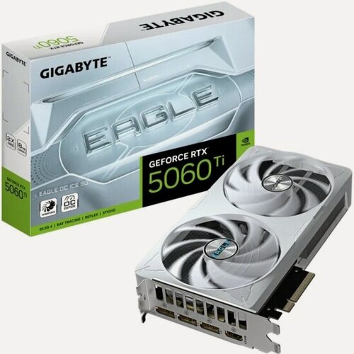 Изображение товара Видеокарта Gigabyte GeForce RTX 5060 Ti EAGLE OC ICE 8G