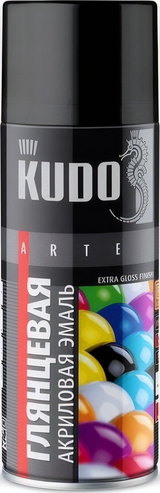 Краска аэрозольная универсальная акриловая RAL5005 KUDO синяя высокоглянцевая 520мл