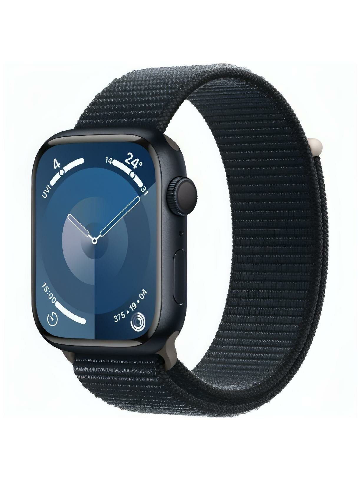 Смарт-часы Apple Watch Series 9 45mm Midnight Aluminum Case with Midnight Sport Loop (MR9C3) — фото 1