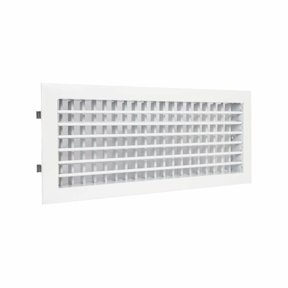 Двухрядная алюминиевая решетка 2WA 150x100 мм Ventart 4687203903251