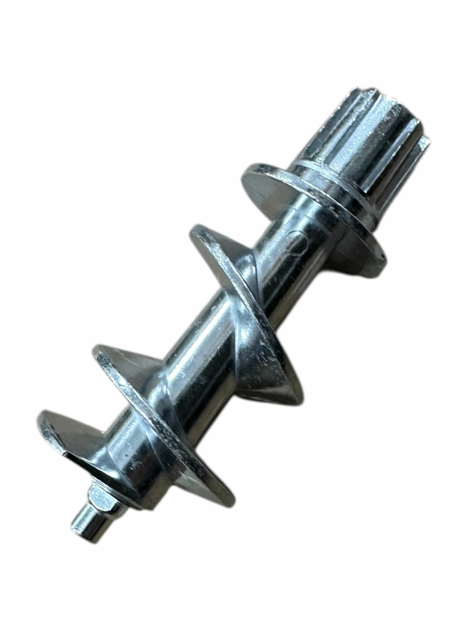 Шнек с литой втулкой на 10 зубьев, L-108мм для мясорубки Vitek, Skarlet, Polaris, Dexp и др.