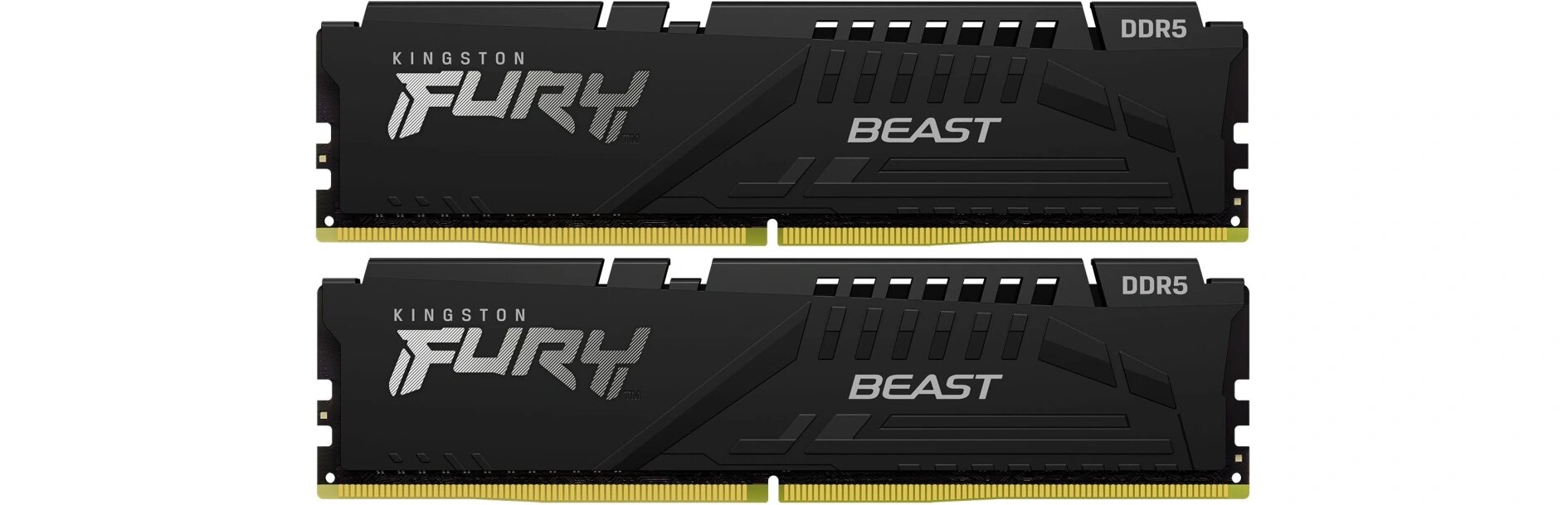 Оперативная память Kingston Fury Beast DDR5 - 2x 8GB, 6000 МГц, DIMM, CL36, RTL (kf560c36bbek2-16)