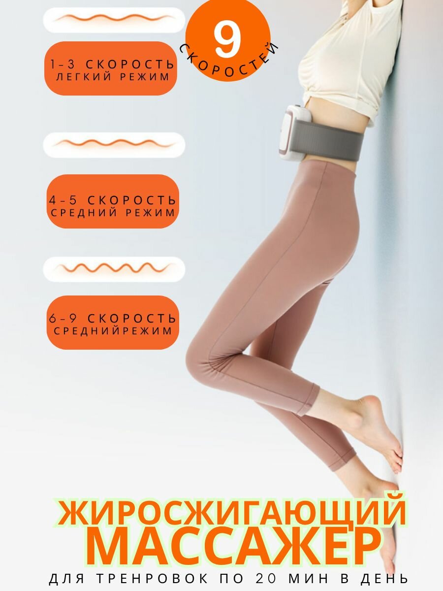 Изображение Массажер для похудения живота, миостимулятор для пресса Hyundai