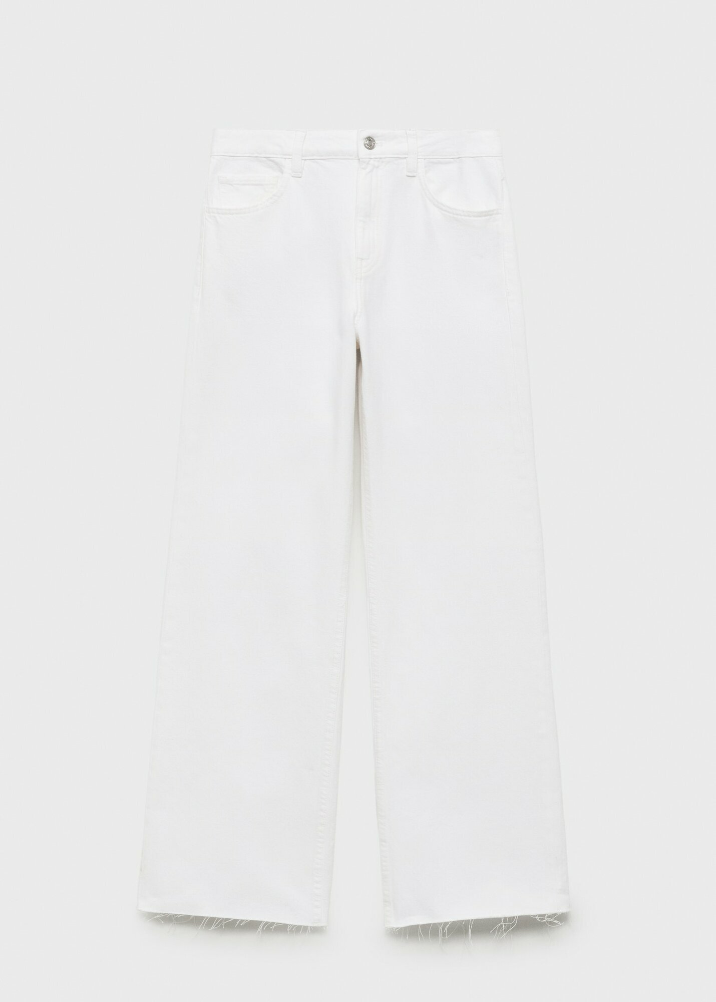Джинсы MANGO Outlet DANILA, размер 44 EU, белый — фото 1